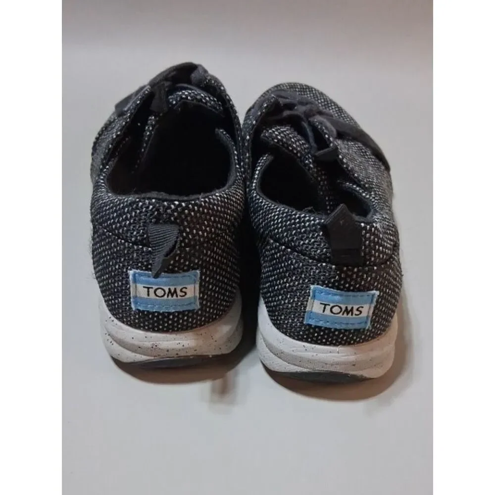 TOMS Women's Cabrillo TRVL LITE Black Speckled Knit Sneakers Size 9 No Insoles